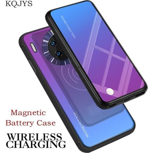 Magnetic Battery Charger Cases For Huawei Mate 30 Pro Portable Wireless Power Bank Charging Cover For Mate 30 Battery Case