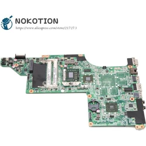 NOKOTION 595135-001 for hp Pavilion DV6-3000 DV6 laptop motherboard DA0LX8MB6D1 Socket s1 free cpu