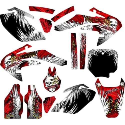 Motorcycle 3M DECALS GRAPHICS STICKERS kits For Honda CRF150R 2007 2009 2010 2011 2012 2013 2014 2015 2016 2017 2018 CRF150 R