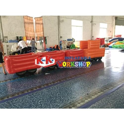 Inflatable Train Model Inflatable walking sport games,Custom Made Inflatable Ride for Kids