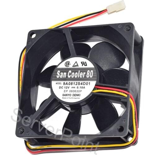 New for 12V0.18A 9A0812S4D01 ball Cooling fan