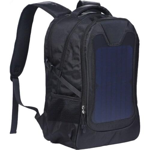Original waterproof 5V Solar Battery Charging Business Travel Backpacks Bags Tourism Solar Panel USB Output Charger computer bag