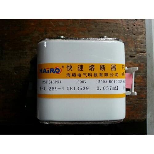 Fuses: RSF 4G-PK (4GPK) AC1000V 1500A BC100KA 85*70 / RSF-4G-PK 800V 1200A BC100KA aR