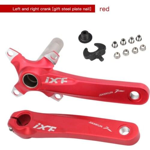 170mm IXF 104 BCD Bike Crankset With Axis Spindle MTB Hollowtech Connecting Rods For Bicycle Road Bike Crank Arm 104BCD