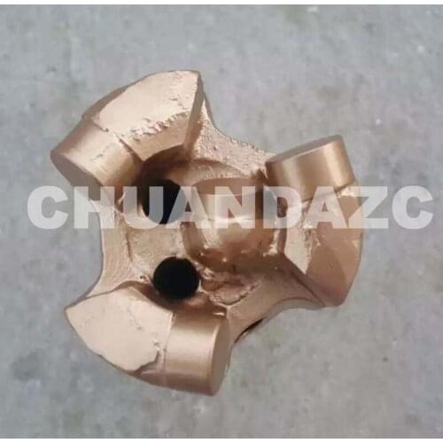 56mm 3 wings whole piece pdc drill bit for sandstone drilling