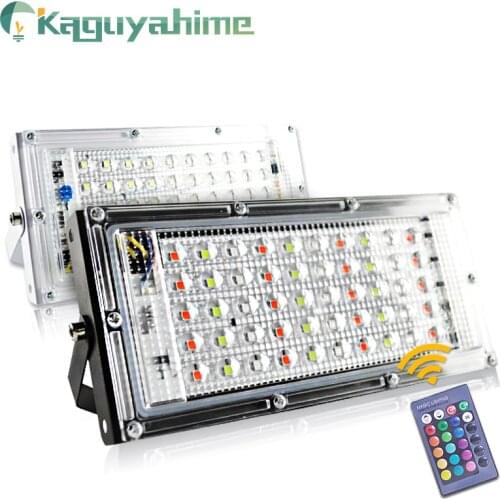 Kaguyahime LED Floodlight 50W 10W LED Spotlight 220V IP65 Waterproof Refletor Light Led Outdoor Flood Light Garden Street Lamp