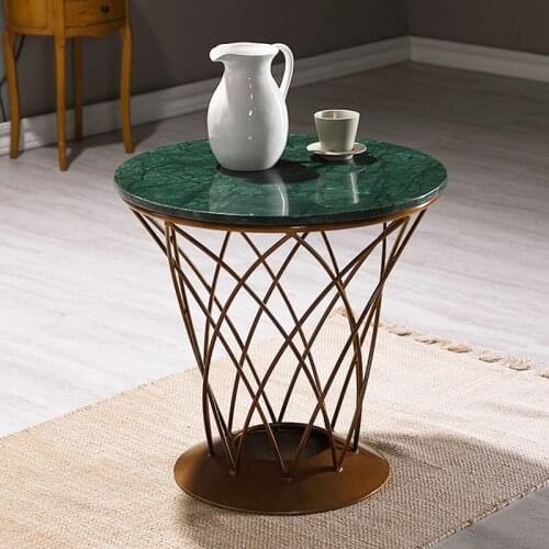 Tieyi light luxury tea several yuan several small balcony clothing store loft American industrial style small round table