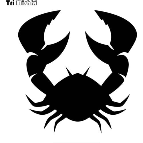 Tri mishki HZX1355 zodiac signs Cancer car sticker Vinyl Decals Waterproof sticker on Car Body Rear Window