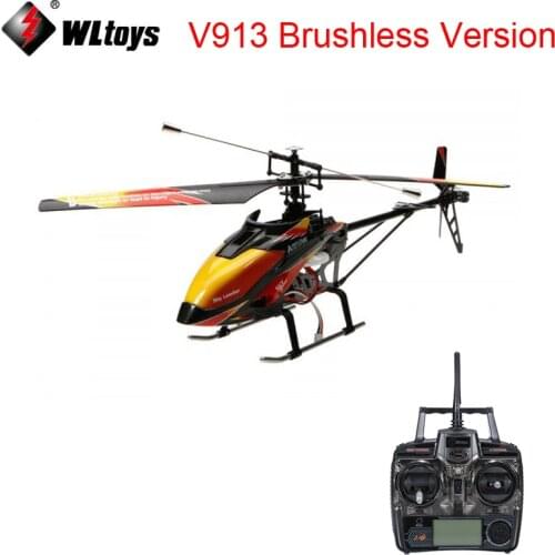 WLtoys V913 Brushless Version V913B 4CH Big RC Helicopter Drone RTF 2.4G With Brushless Motor Engine