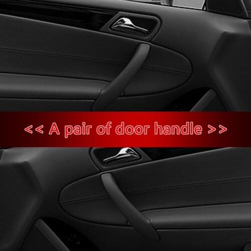 Rear Inner Door Panel Pull Handle Personal Car Parts Trim Cover 1 Pair Outdoor Decoration for Mercedes Benz W203 00-07