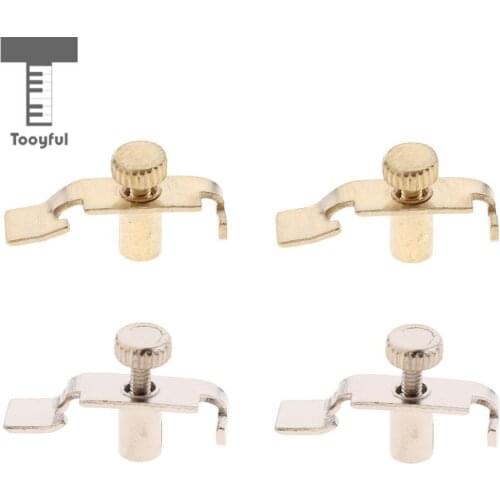 Tooyful 2 Pieces Replacement Metal Erhu Fine Tuners Precision Erhu Fine-Tuning String Instrument Accessory
