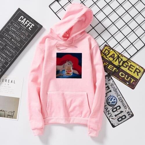 Cartoon Print Hooded Clothes Women Sweatshirt Harajuku Casual Hoodies Sweatshirts