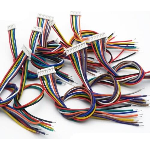 10pc 20cm SH1.0mm 2P 3P 4P 5P 6P 7P 8P 9P 10P 11P 12P double/single Side Male Electronic Terminal Wire Cable Assembly Connector