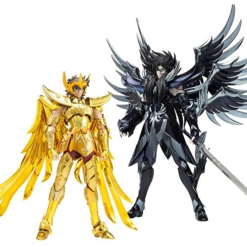 18CM Bandai Anime Saint Cloth Myth Ex Hades Series Aticon Figure Metal Armor Model Doll Toys Boy Girls Gift