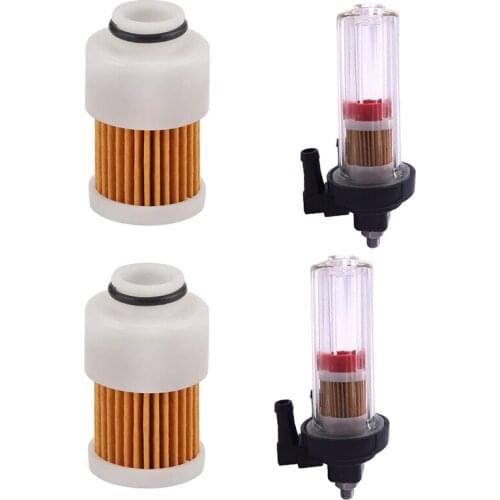 2 Sets Fuel Filter for Yamaha Outboard 50Hp 60Hp 70Hp 75Hp 80Hp 90Hp 95Hp 100Hp 115Hp Motor Water Separator 68V-24560-00