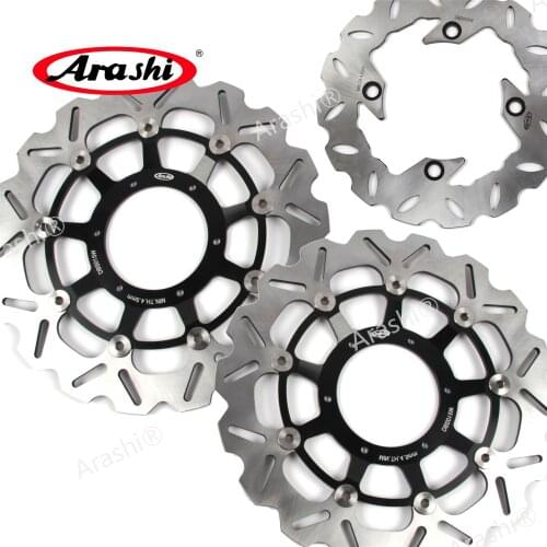 ARASHI Brake Disc For HONDA CBR1000RR 2004 2005 CBR 1000 RR Front Rear Brake disk Rotors CNC aluminum 1000RR