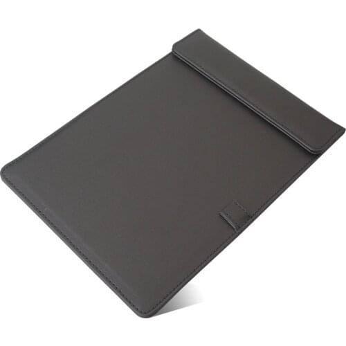A5 Paper File Folder PU Leather Document Clipboard for Meeting Report Magnetic Drawing & Writing Pad Menu Clip Board