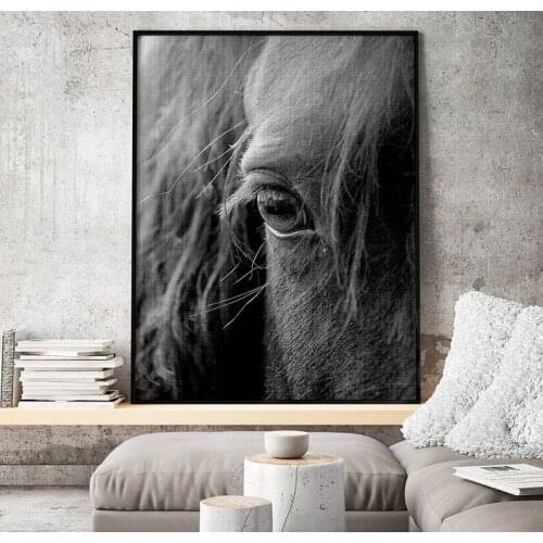 Horse Decoration Animals Picture Modern Home Decoration Frameless Posters and Prints for Bedroom Design Canvas Wall Art