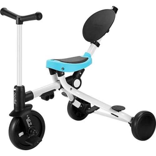 Babys bike Hand push folding stroller kids bicycleTwo way Babys three wheel bike Childrens utility High quality kids bike