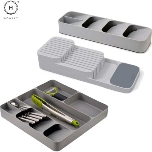 Homlly Drawer Organizer Tray for Cutlery and Knives
