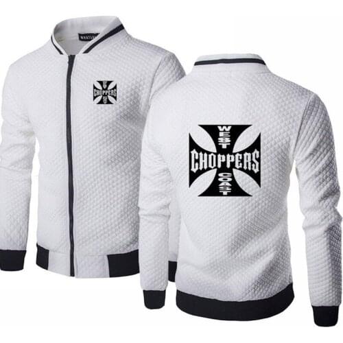 Spring Autumn Jacket Men Anime for Mustang West Coast Choppers Sweatshirt High Quality Cotton Mens baseball jacket SweatshirtsG