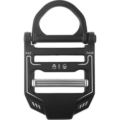 38mm Belt Buckle for Men Metal Army Combat Training Nylon Strap Metal Pull Ring Buckle Quick Release Alloy Buckle