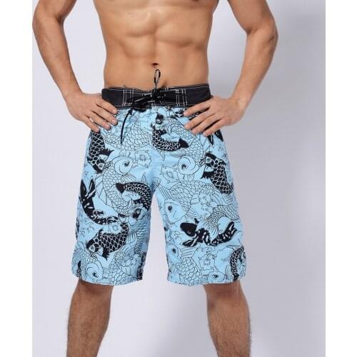 Men Beach Boardshorts Men Swimwear Mens Board Shorts Summer Swimsuit Trunks Surf Short Plus Size Beachwear Men Clothing