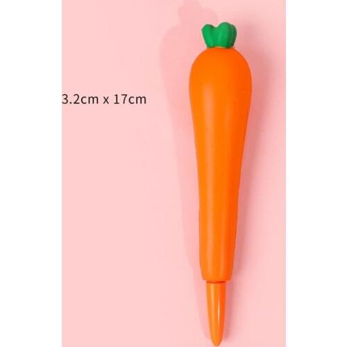 New Squish Reduce Stress Toys Slow Rising Pen Carrot Soft Squeeze Pen Stress Relief Toy Childrens Day Gift