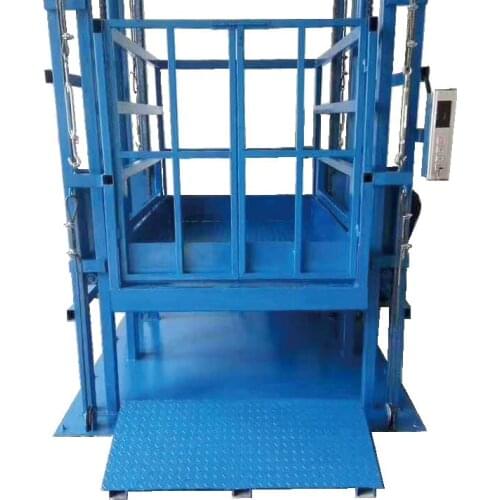 Qiyun Cargo Elevator Goods Lift Warehouse Wooden Materils Fixed Single CE ISO Approved Customized