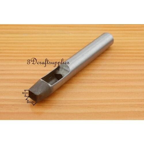 Cutting die leather puncher Hole Gasket Cutter Punch Set tool square 8mm x 8mm S258