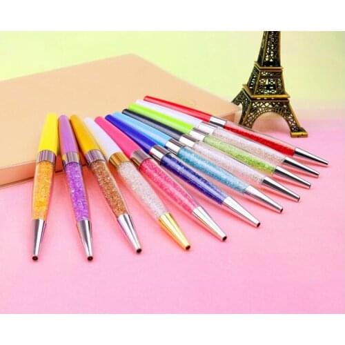 Retail 5PCS/LOT Crystal Gift Pen Party Gift For Guest Multi Color Available