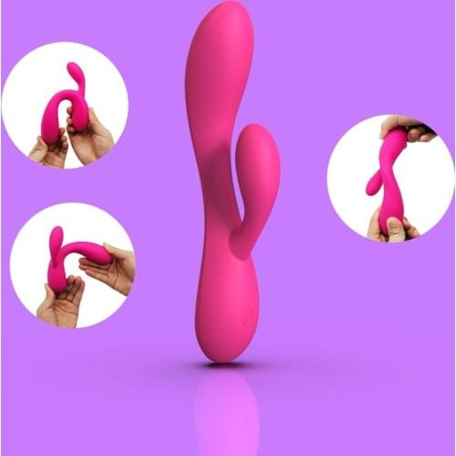 Super flexible yoga vibrator female silicone women sex toys clitoris stimulator massager adult toy g spot rabbit vibrator