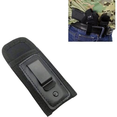Tactical Gun Magazine Pouch Nylon Metal Clip Pistol Double Stack Mag Pouch for Glock Beretta Holster