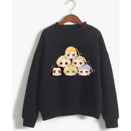 Hoodie Tokyo Revengers Sweatshirt Tops Men Women Japanese Anime Casual Loose Top