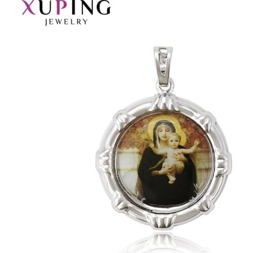 Xuping Elengant Retro Wind Madonna Picture New Products Pendant for Lady Valentines Day Gift 32502