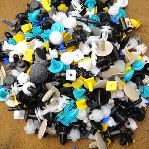 500pcs For Hyundai Solaris Sonata Tucson Santa Fe Terracan Tiburon Car Styling Vehicle Rivets Fastener Bumper Panel