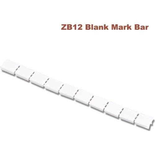 ZB12 blank marker strips for UK16N Din Rail Terminal Blocks Mark bar morsettiera ZB-12 bornier terminals marking label