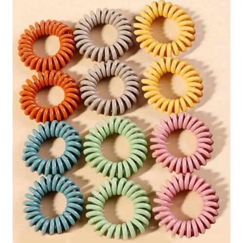12 Pcs Elastic Hair Bands for Women Hair Accessories Girl Cute Hair Ties Rubber Hair Band Fashion Ponytail Holder 2021