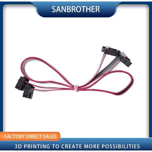 2pcs 10P 60cm 70cm 80cm 2864 LCD 2004 LCD Extension Cable MKS Prusa Ramps RepRap Anet i3 FT5 3D Flat Ribbon Date Cable Lead Wire
