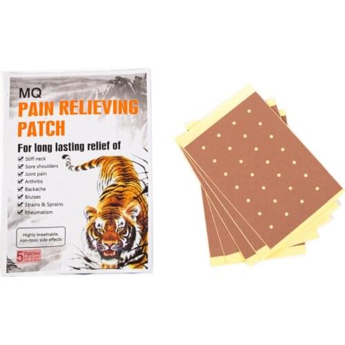 MQ Tiger Balm Patches Chinese Herb Medical Plaster Shoulder Neck Lumbar Spine Joint Pain Relief Stickers 30Pcs=6 Bags