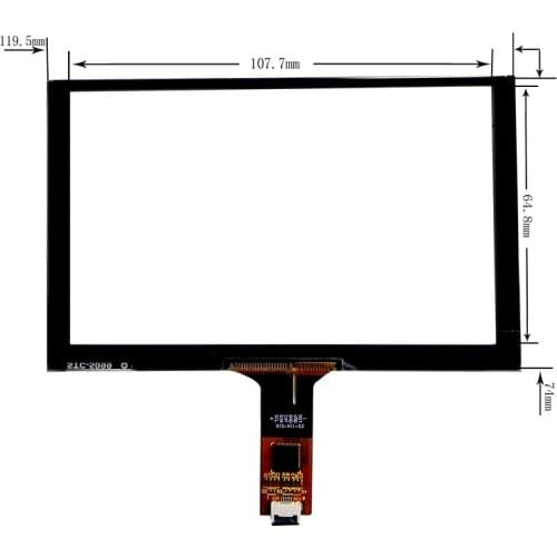 5 inch capacitive touch screen IIC I2C USB interface for Android linux win7 8 10 Raspberry Pi3 B2 B3 plug and play