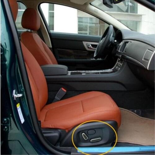Car Covers Auto Seat Adjustment Knob Switch Button Cover Decoration Trim Fits For Jeep Compass 2008 2009 2010-2014 Car Styling