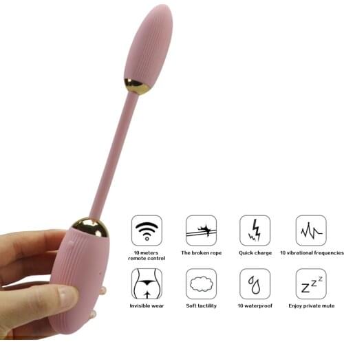 USBcharging wireless remote control cute G-spot vibrator vibrating egg female masturbation device double vibrating egg female sm