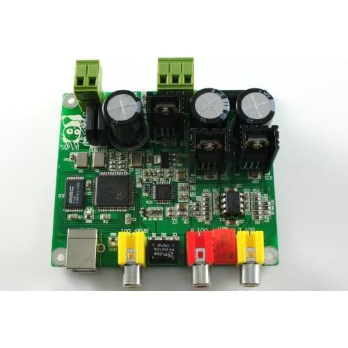 CM6631A + AKM4490 DAC decoder board USB input Analog signal output Supports sampling 32-bit 384K