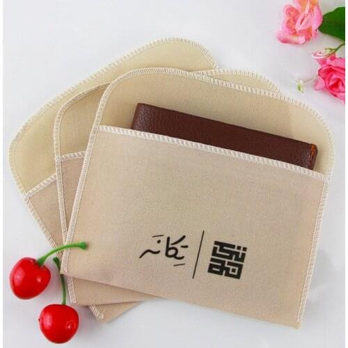 Flip Dustproof Bag Jewelry High-End Jewelry Envelope Flannel Pouch Pocket Short jewelry box organizer jewelry display