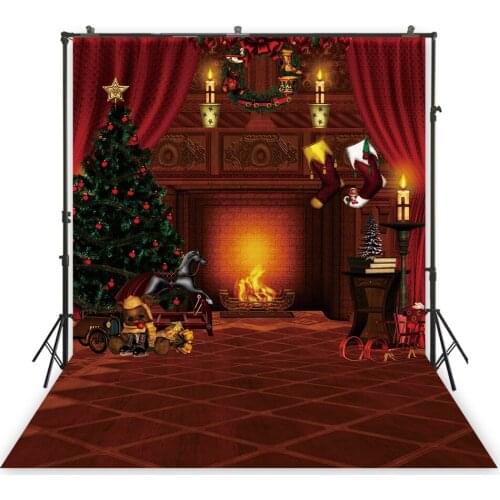 HUAYI Photography Backdrop Christmas Xmas Family Party Photo Background Studio Child Holiday Photobooth Backdorps PropsXT-1673