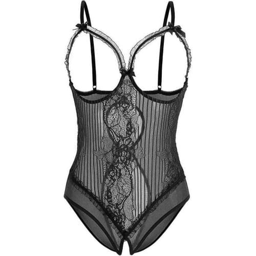 Hot Erotic Lace Lingerie For Women Sexy Underwear Porn Babydoll Dress Open Bra Crotch Sexy Lingerie Teddy Plus Size Lenceria Sex