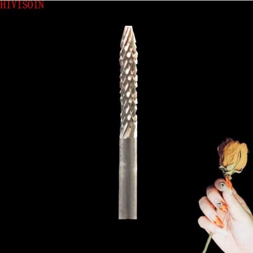HIVISOIN-15pcs - Carbide Nail Drill Bit - Under Nail Cleaner Bit -(60120030)
