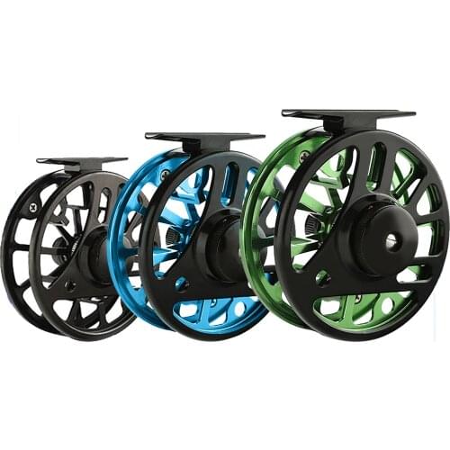 Fly Fishing Reel Aluminum Alloy Fly Wheel 3/4 5/6 7/8 WT 2+1BB CNC Machine Cut Reel 8kg Max Drag Trout Fly Fishing Tackle 2020