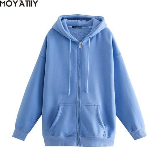 Женские толстовки с капюшоном MOYATIIY China At AliExpress
